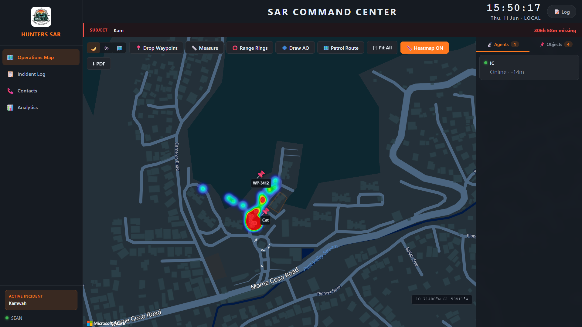 Patrol Heatmap
